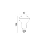 LED bulb R63 8W E27 3000K Kobi