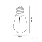LED bulb S14 0,042W 24V E27 2700K LED2B