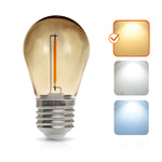LED bulb ST45 1W E27 2700K amber LED2B