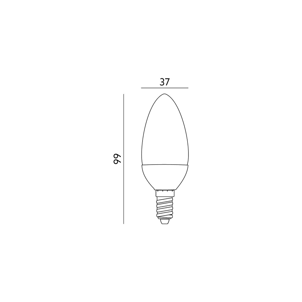 LED bulb SW 1,5W E14 6000K Kobi