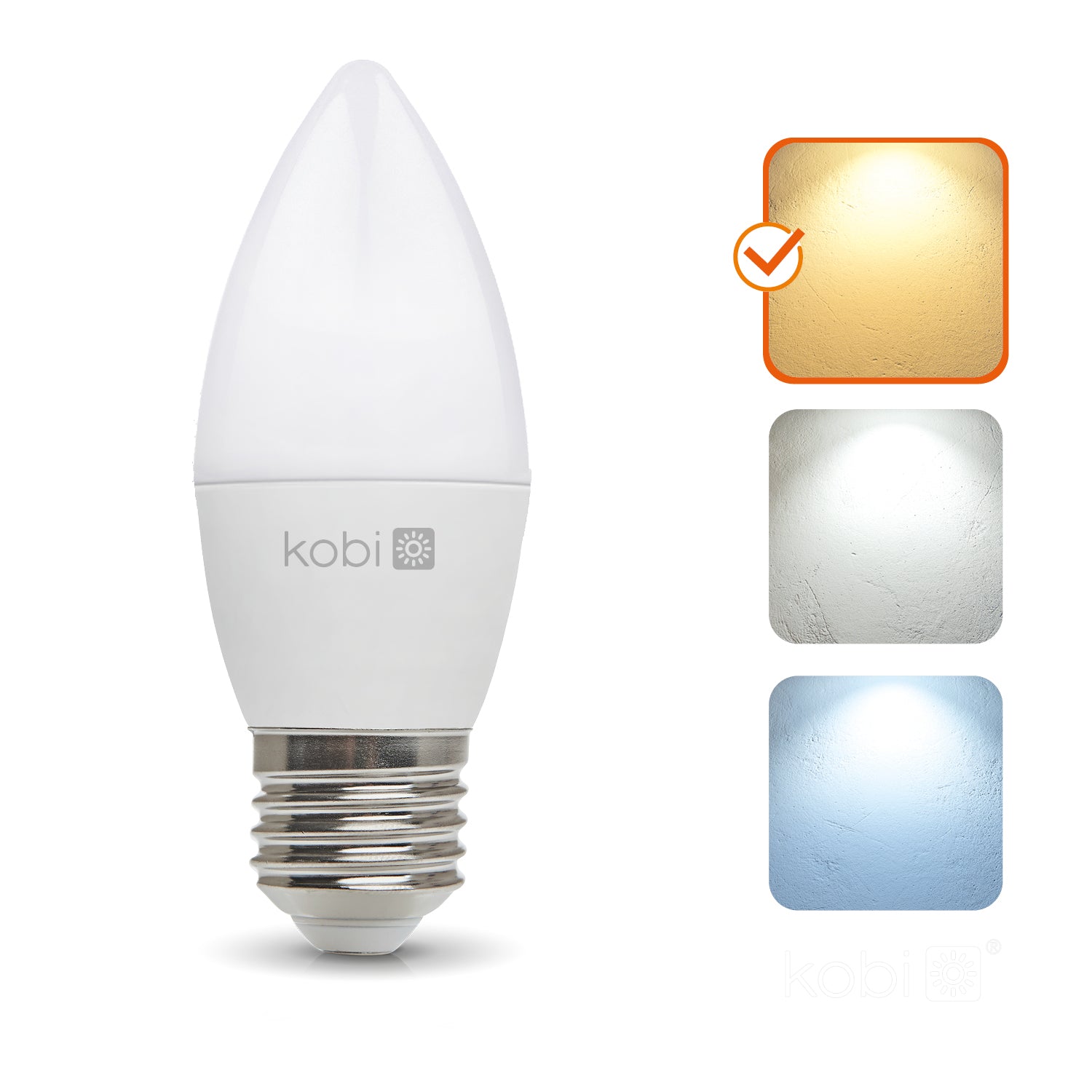 LED bulb SW 6W E27 3000K Kobi
