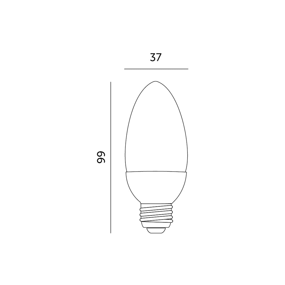 LED bulb SW 6W E27 4000K Kobi