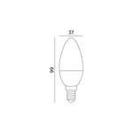 LED bulb SW 7W E14 6000K LED2B