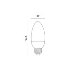 LED bulb SW 7W E27 3000K LED2B