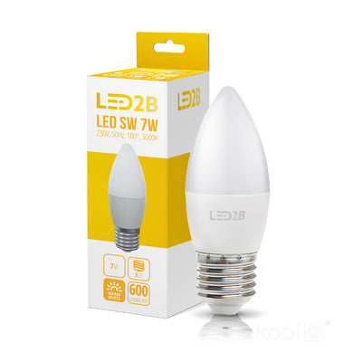 LED bulb SW 7W E27 3000K LED2B