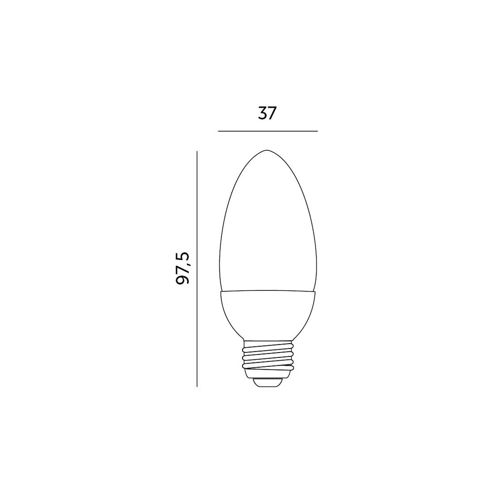 LED bulb SW 7W E27 6000K LED2B