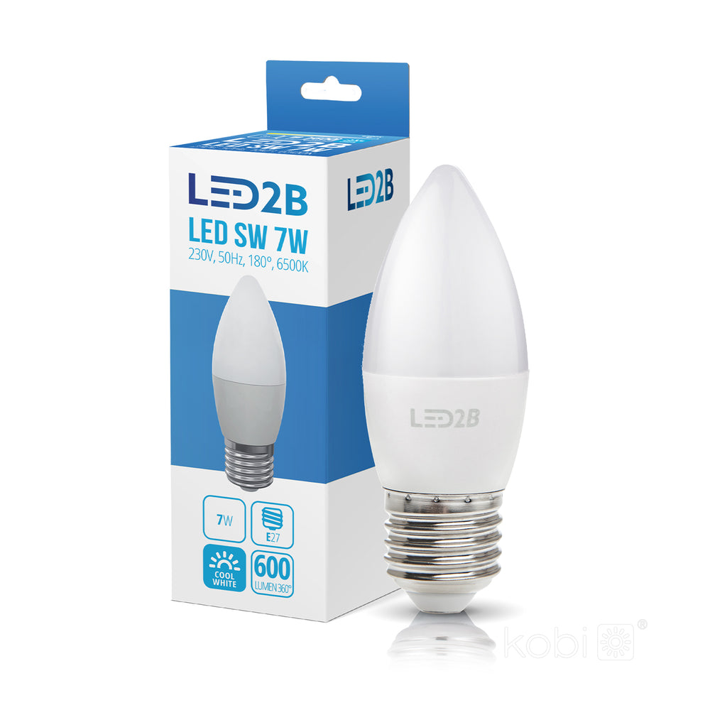 LED bulb SW 7W E27 6000K LED2B