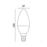 LED bulb SW 8,5W E14 3000K Kobi Premium