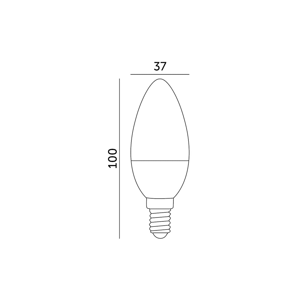 LED bulb SW 8.5W E14 6500K LED2B