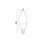 LED bulb SW 8.5W E14 6500K LED2B