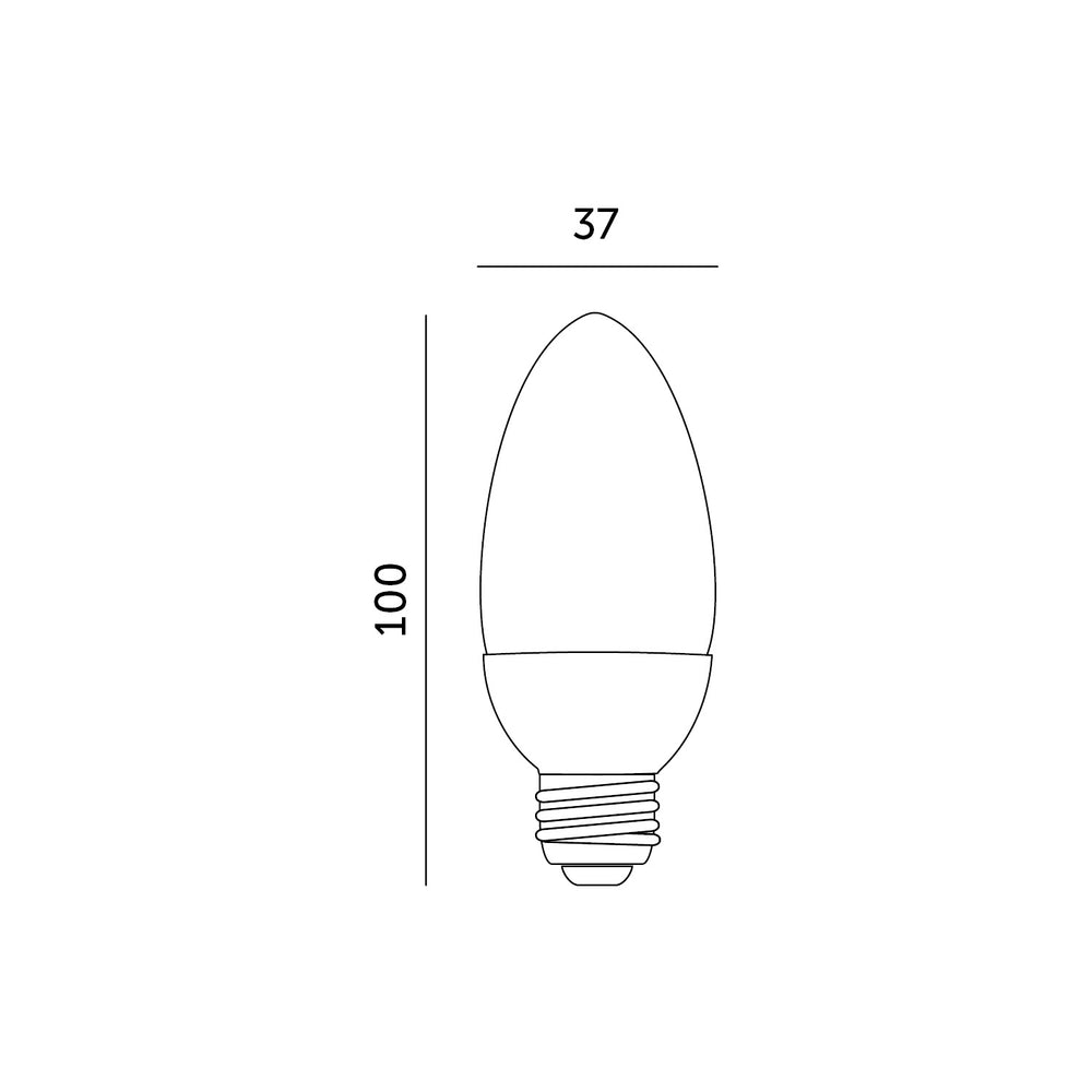 LED bulb SW 8.5W E27 3000K LED2B