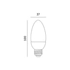 LED bulb SW 8.5W E27 6500K LED2B