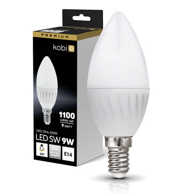 LED bulb SW 9W E14 4000K Kobi Premium