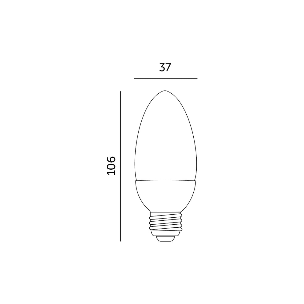 LED bulb SW 9W E27 4000K Kobi Premium