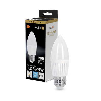 LED bulb SW 9W E27 6000K Kobi Premium