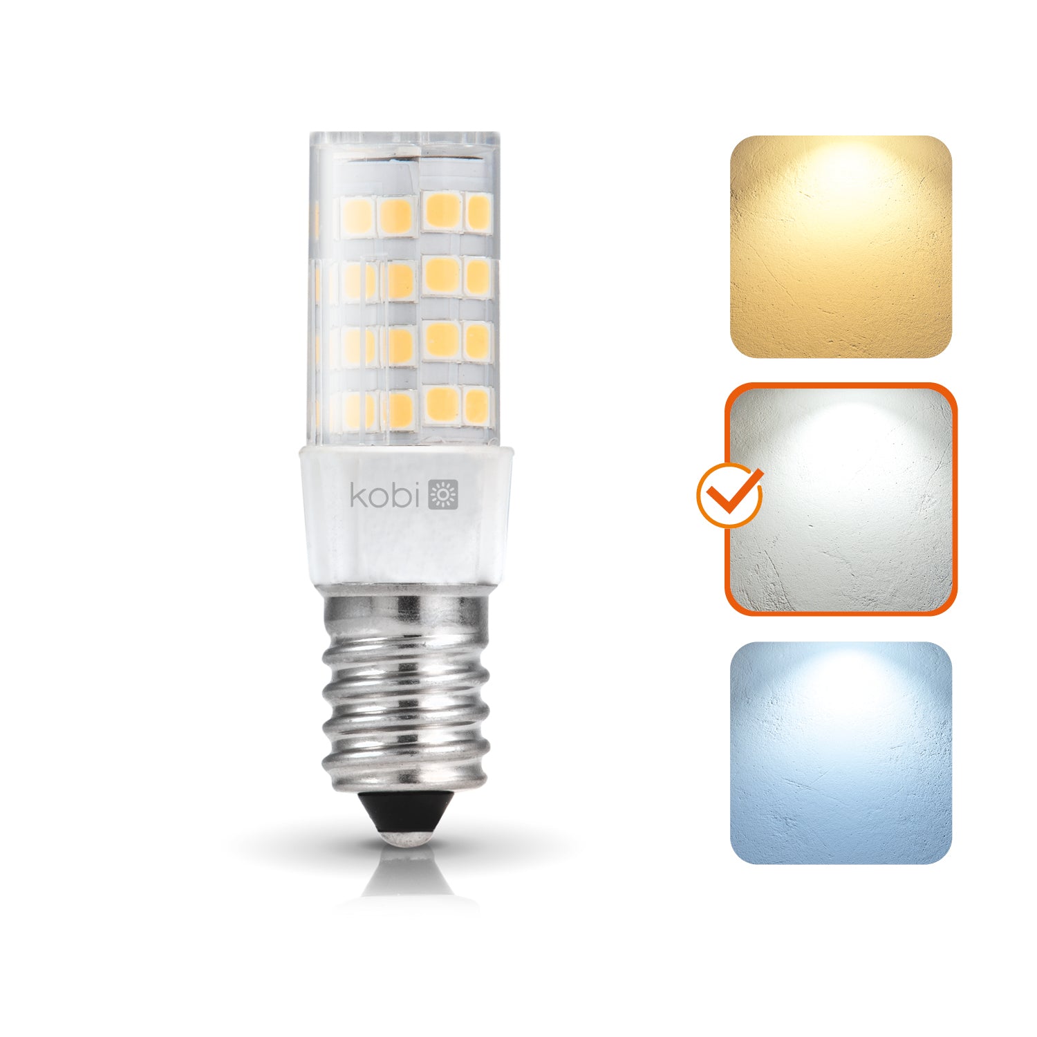 LED bulb T 4,2W E14 4000K Kobi