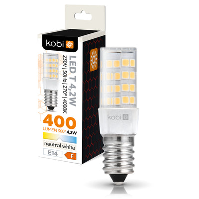 LED bulb T 4,2W E14 4000K Kobi