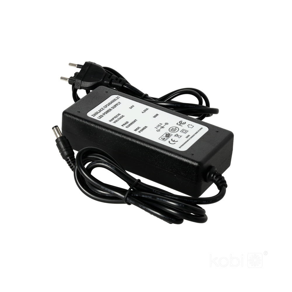 Desktop LED Power Supply 24V 96W 4,00A DC plug 2,1x5,5