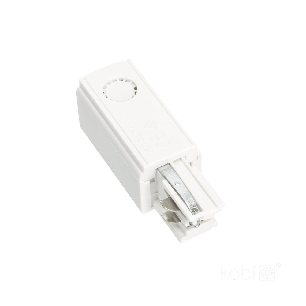 Power supply for 3-circuit track LEFT white Kobi