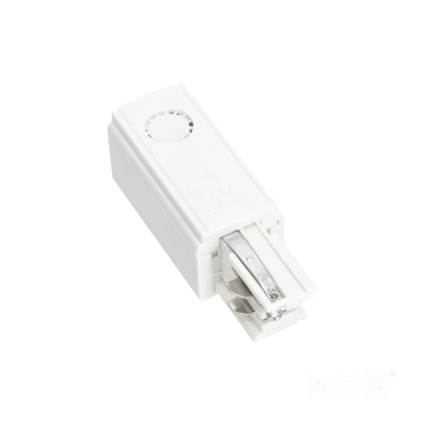 Power supply for 3-circuit track LEFT white Kobi