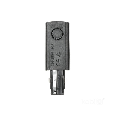 Power supply for 3-circuit track LEFT black Kobi