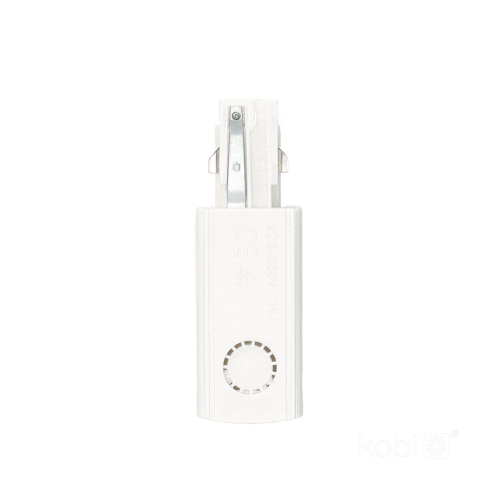 Power supply for 3-circuit track RIGHT white Kobi