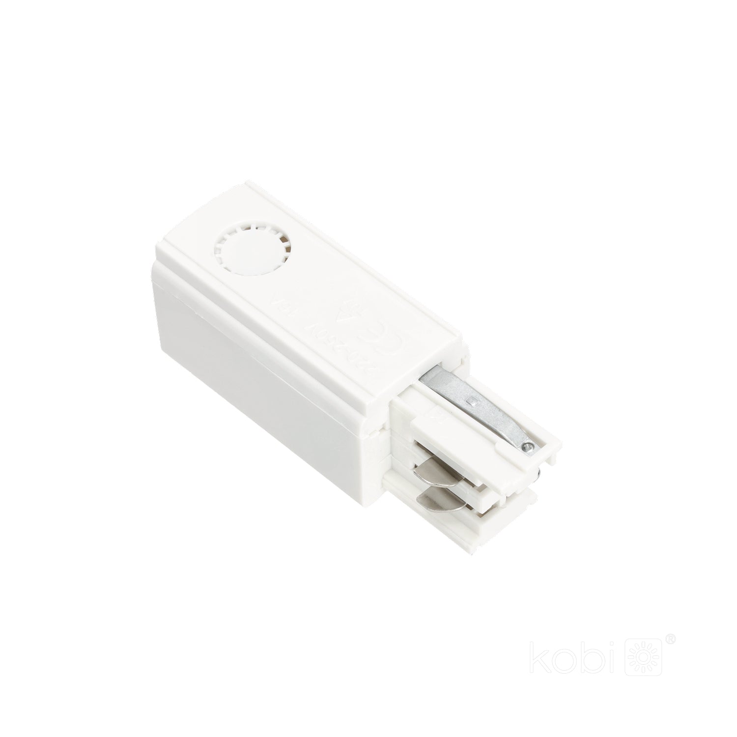 Power supply for 3-circuit track RIGHT white Kobi