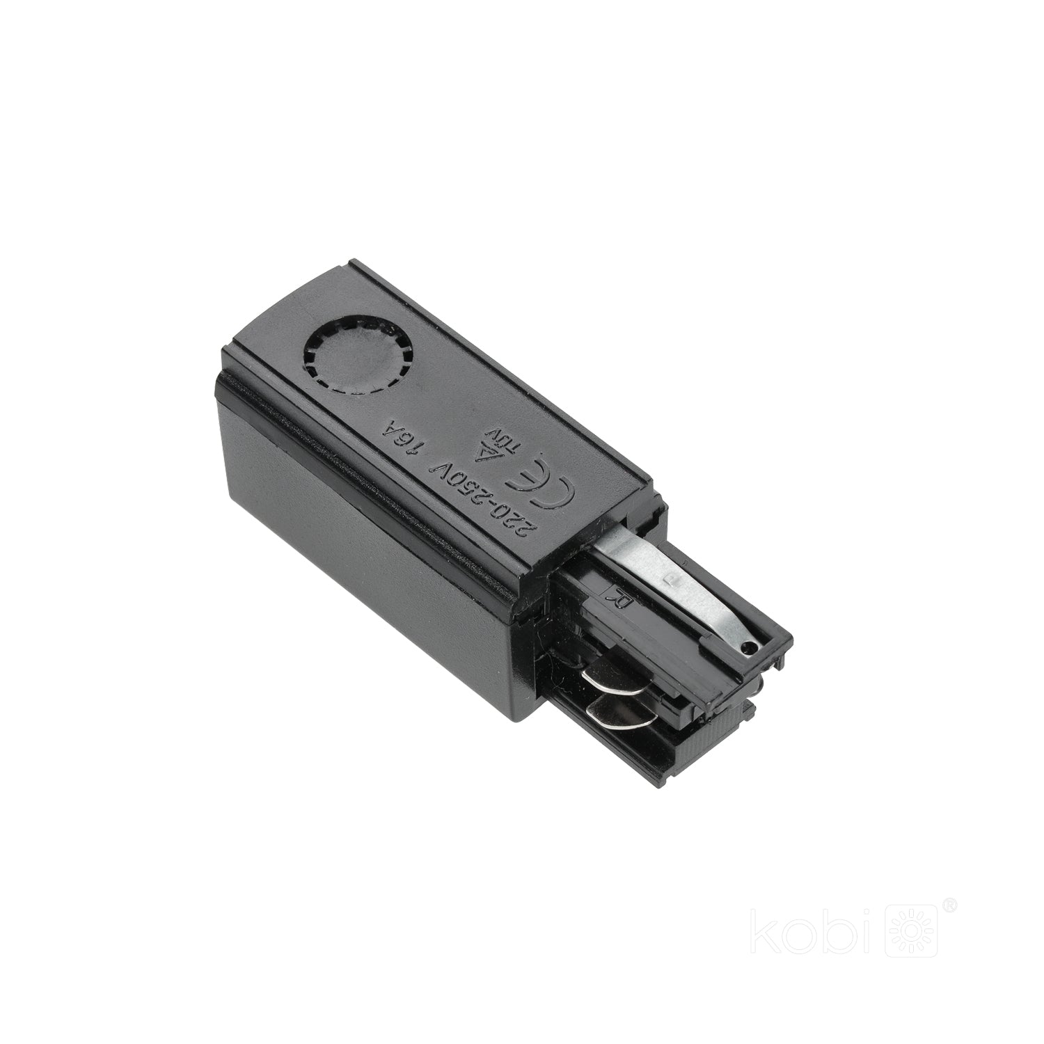 Power supply for 3-circuit track RIGHT black Kobi