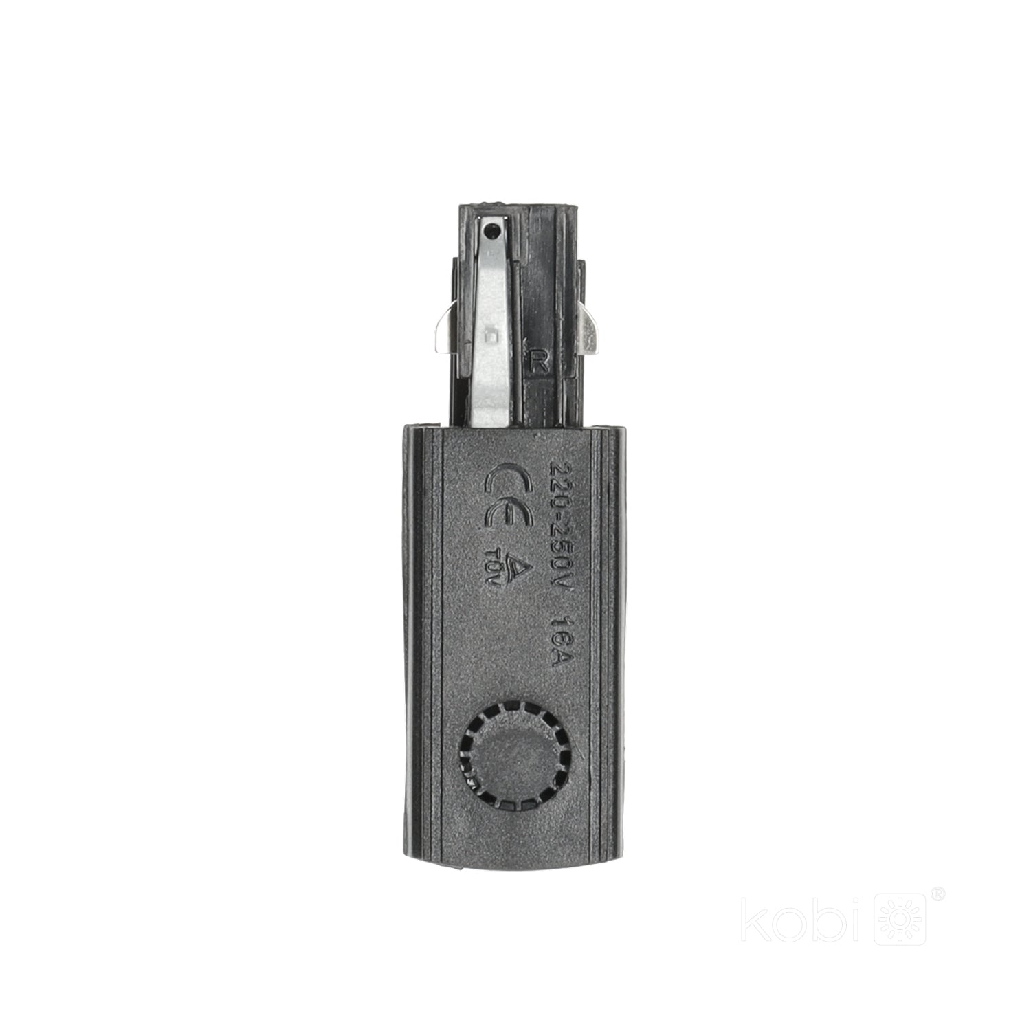 Power supply for 3-circuit track RIGHT black Kobi