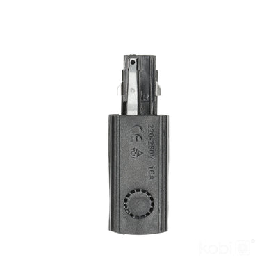 Power supply for 3-circuit track RIGHT black Kobi