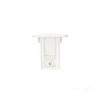 End cap for 3-circuit track white Kobi