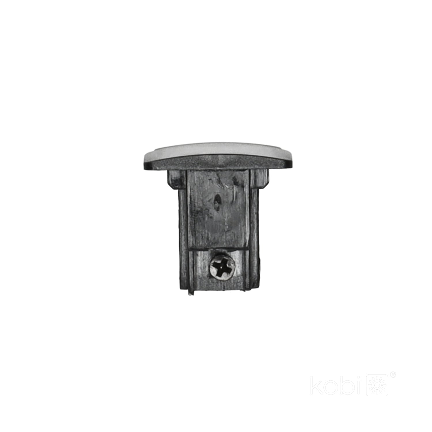 End cap for 3-circuit track black Kobi