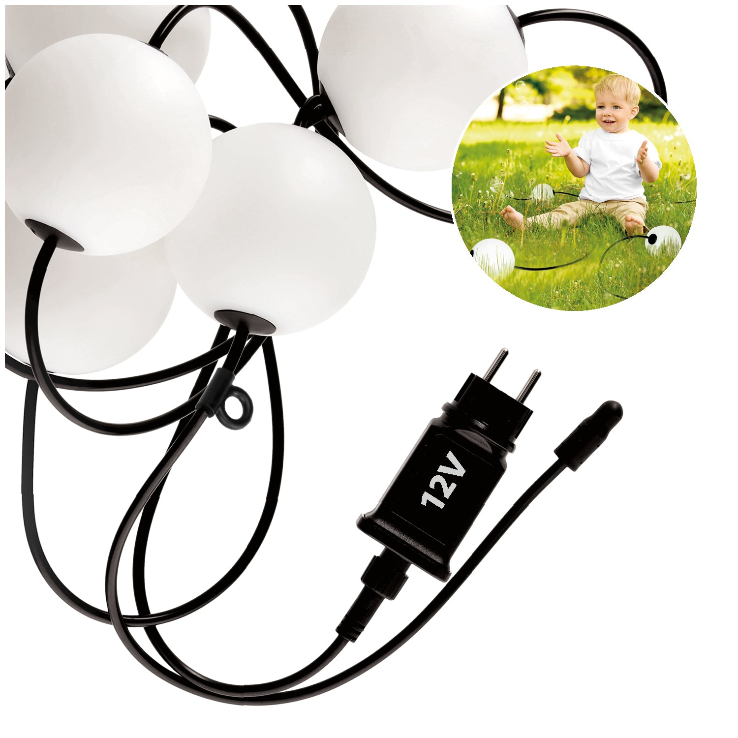 Set 2xVenezia + driver 12V 24W to VENEZIA + cable 47cm Kobi Design