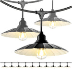 SET CRETE Garland 10m + cable 10m + 10x lampshade M1
