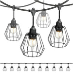 SET CRETE Garland 10m + cable 5m + 10x lampshade D1