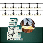 SET CRETE Garland 10m + cable 5m + 10x lampshde M2