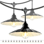 SET CRETE Garland 15m + cable 10m + 15x lampshade M1