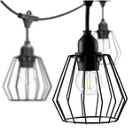 SET CRETE Garland 15m + cable 5m + 15x lampshade D1