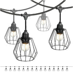 SET CRETE Garland 15m + cable 5m + 15x lampshade D1