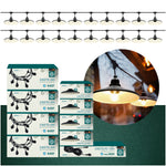 SET CRETE Garland 20m + cable 10m + 20x lampshade M2