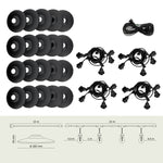 SET CRETE Garland 20m + cable 10m + 20x lampshade M2