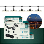 SET CRETE Garland 5m + cable 10m + 5x lampshade M1
