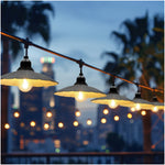 SET CRETE Garland 5m + cable 10m + 5x lampshade M1