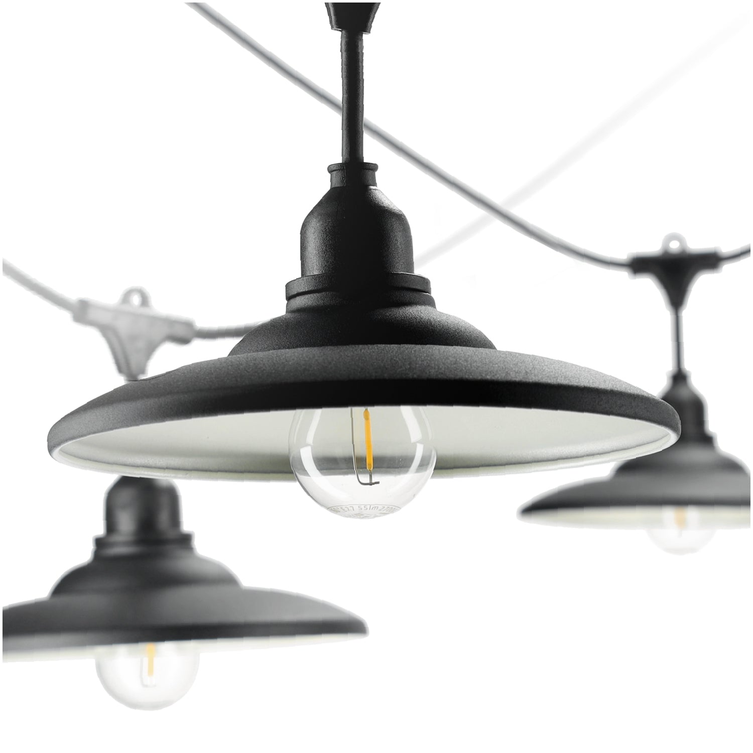 SET CRETE Garland 5m + cable 10m + 5x lampshade M2