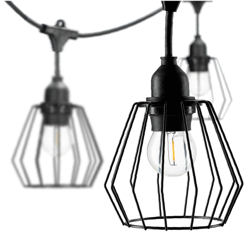 SET CRETE Garland 5m + cable 5m + 5x lampshade D1