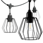 SET CRETE Garland 5m + cable 5m + 5x lampshade D1