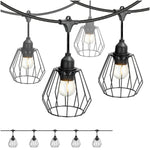 SET CRETE Garland 5m + cable 5m + 5x lampshade D1
