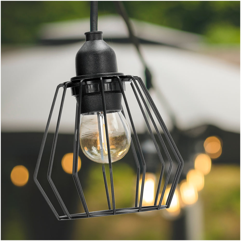 SET CRETE Garland 5m + cable 5m + 5x lampshade D1