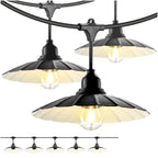 SET CRETE Garland 5m + cable 5m + 5x lampshade M1