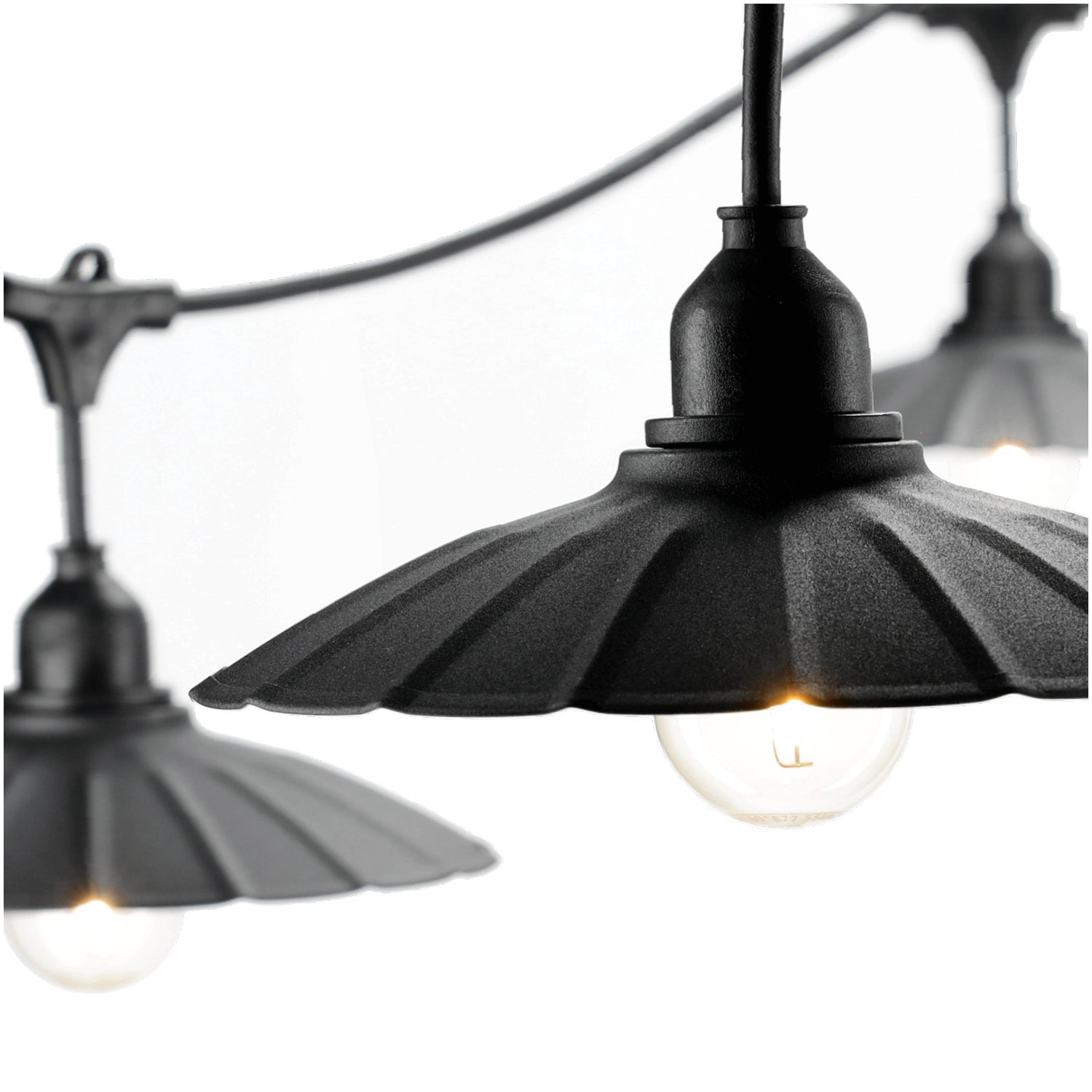 SET CRETE Garland 5m + cable 5m + 5x lampshade M1